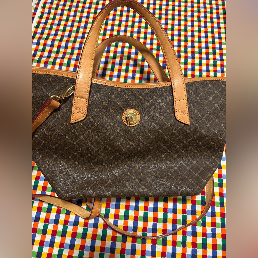 RIONI Signature Brown Tulip Tote